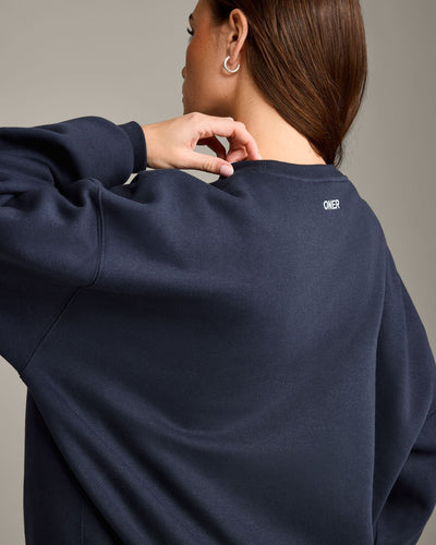 Foundations Cosy Oversized Sweatshirt | True Blue