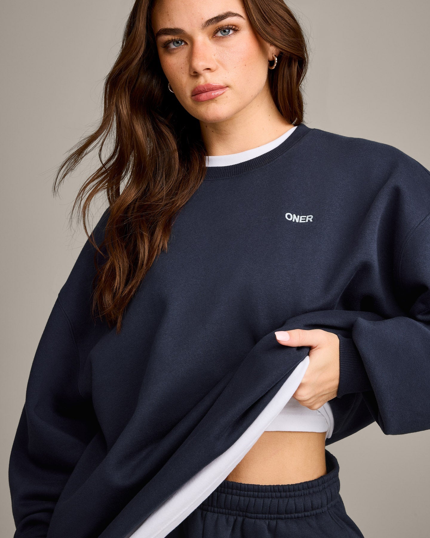Foundations Cosy Oversized Sweatshirt | True Blue
