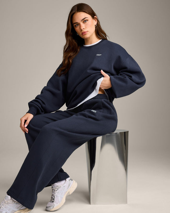 Foundations Cosy Oversized Sweatshirt | True Blue