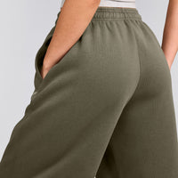 Foundations Cosy Oversized Sweatpants | Alpine Green