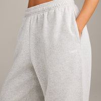 Foundations Cosy Oversized Joggers | Light Gray Marl