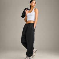 Foundations Cosy Oversized Joggers | Soft Black