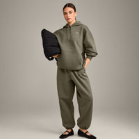 Foundations Cosy Oversized Hoodie | Alpine Green