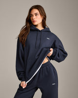 Foundations Cosy Oversized Hoodie | True Blue