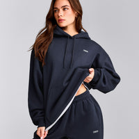 Foundations Cosy Oversized Hoodie | True Blue
