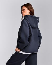 Foundations Cosy Oversized Hoodie | True Blue