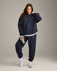 Foundations Cosy Oversized Hoodie | True Blue