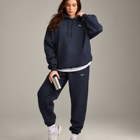 Foundations Cosy Oversized Hoodie | True Blue