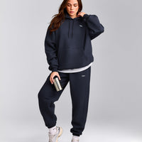 Foundations Cosy Oversized Hoodie | True Blue