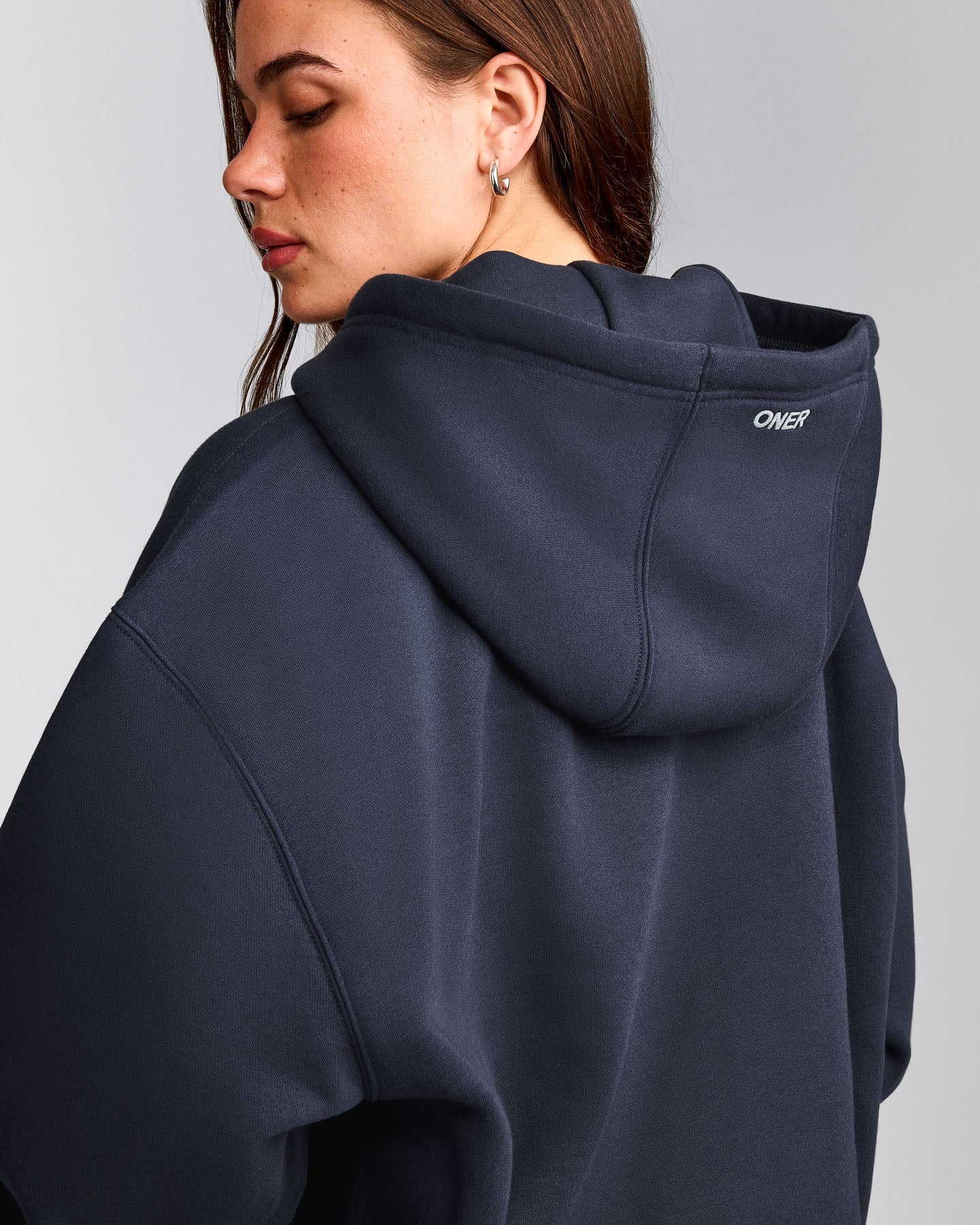Foundations Cosy Oversized Hoodie | True Blue