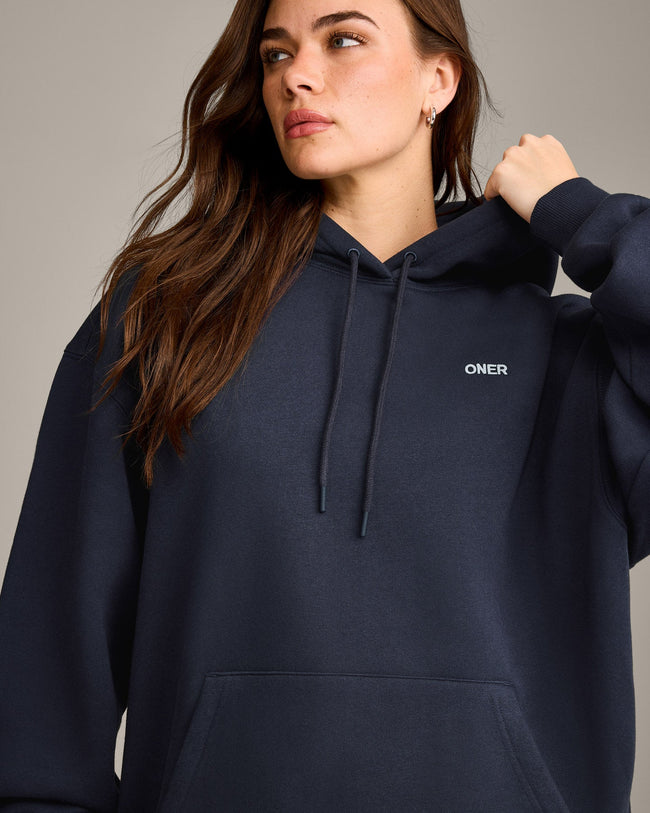 Foundations Cosy Oversized Hoodie | True Blue