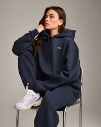 Foundations Cosy Oversized Hoodie | True Blue