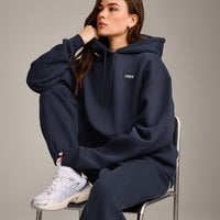 Foundations Cosy Oversized Hoodie | True Blue