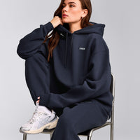 Foundations Cosy Oversized Hoodie | True Blue