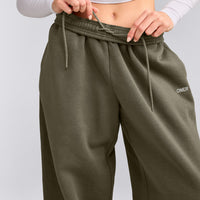 Foundations Cosy Oversized Straight Leg Sweatpants | Alpine Green