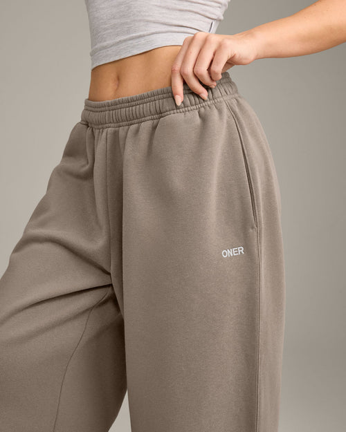 Foundations Cosy Oversized Straight Leg Sweatpants | Minky