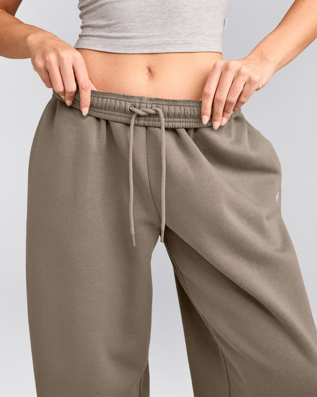 Foundations Cosy Oversized Straight Leg Sweatpants | Minky