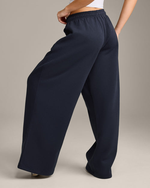 Foundations Cosy Oversized Straight Leg Sweatpants | True Blue