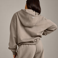 Foundations Cosy Oversized Zip Up Hoodie | Minky
