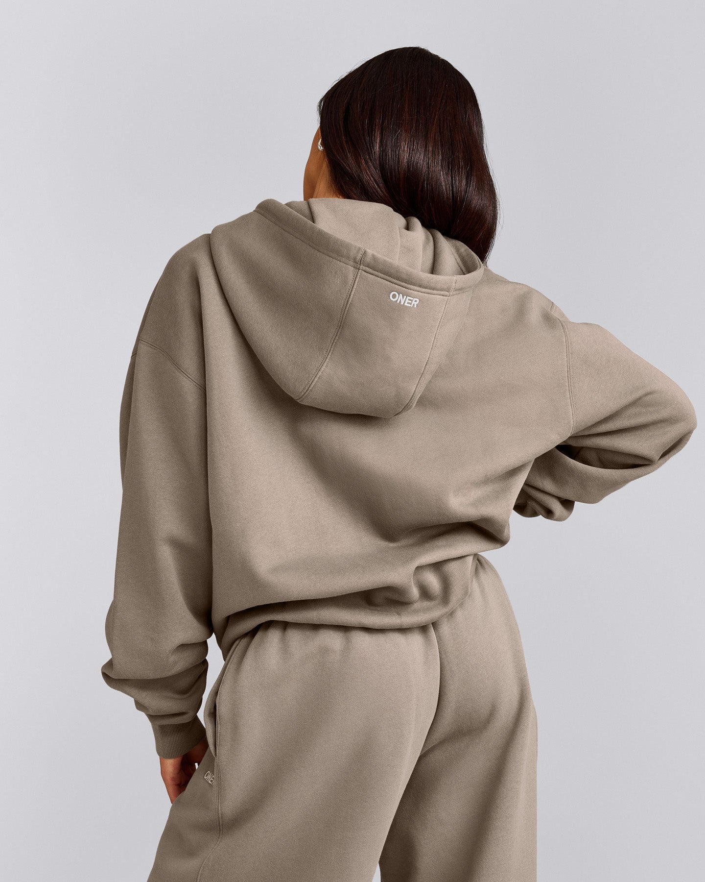 Foundations Cosy Oversized Zip Up Hoodie | Minky