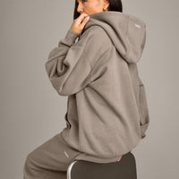 Foundations Cosy Oversized Zip Up Hoodie | Minky