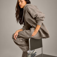 Foundations Cosy Oversized Zip Up Hoodie | Minky