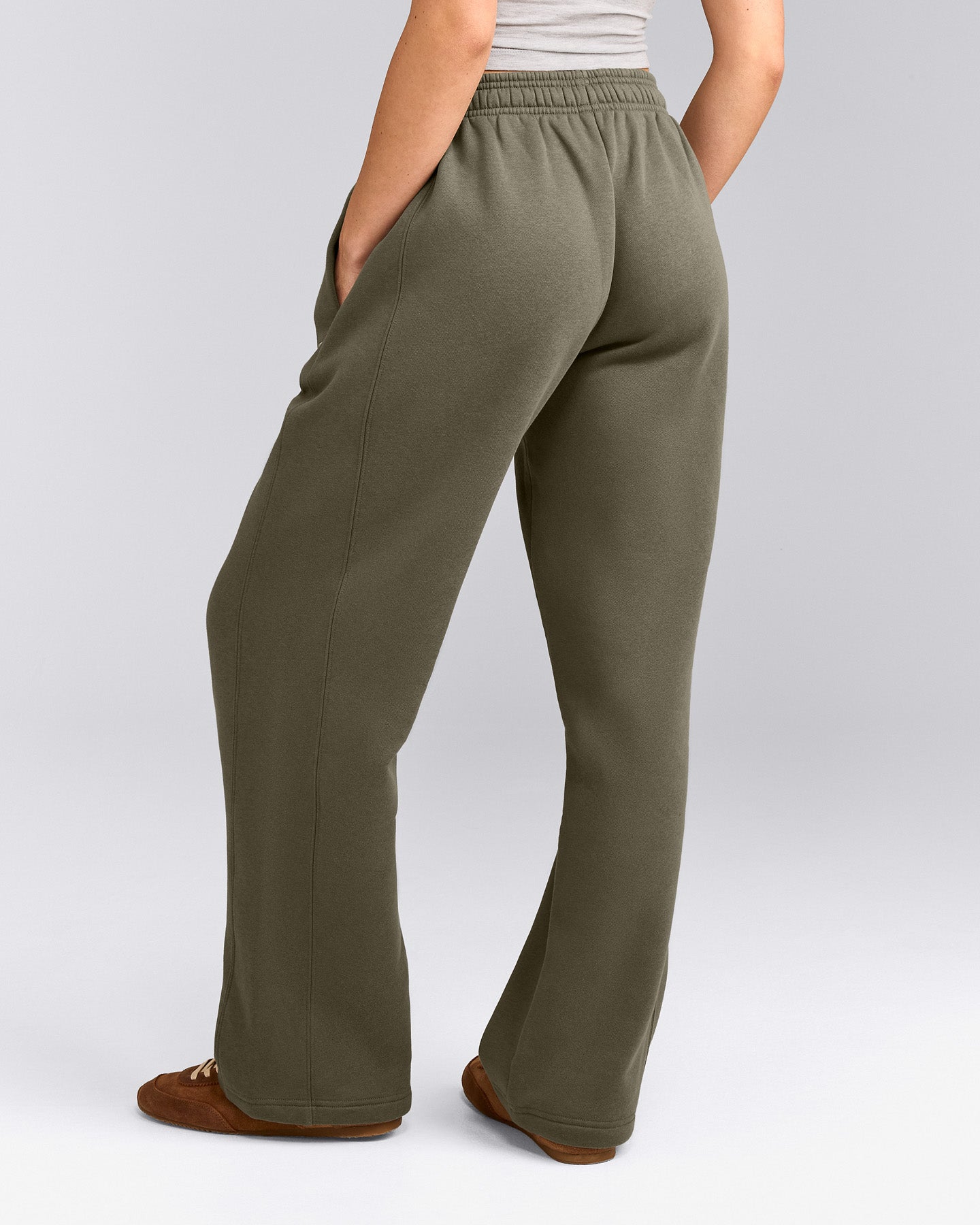 Foundations Cosy Straight Leg Sweatpants | Alpine Green