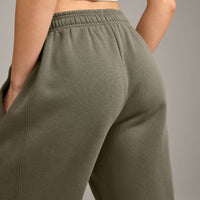 Foundations Cosy Straight Leg Joggers | Alpine Green