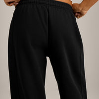 Foundations Cosy Straight Leg Joggers | Black