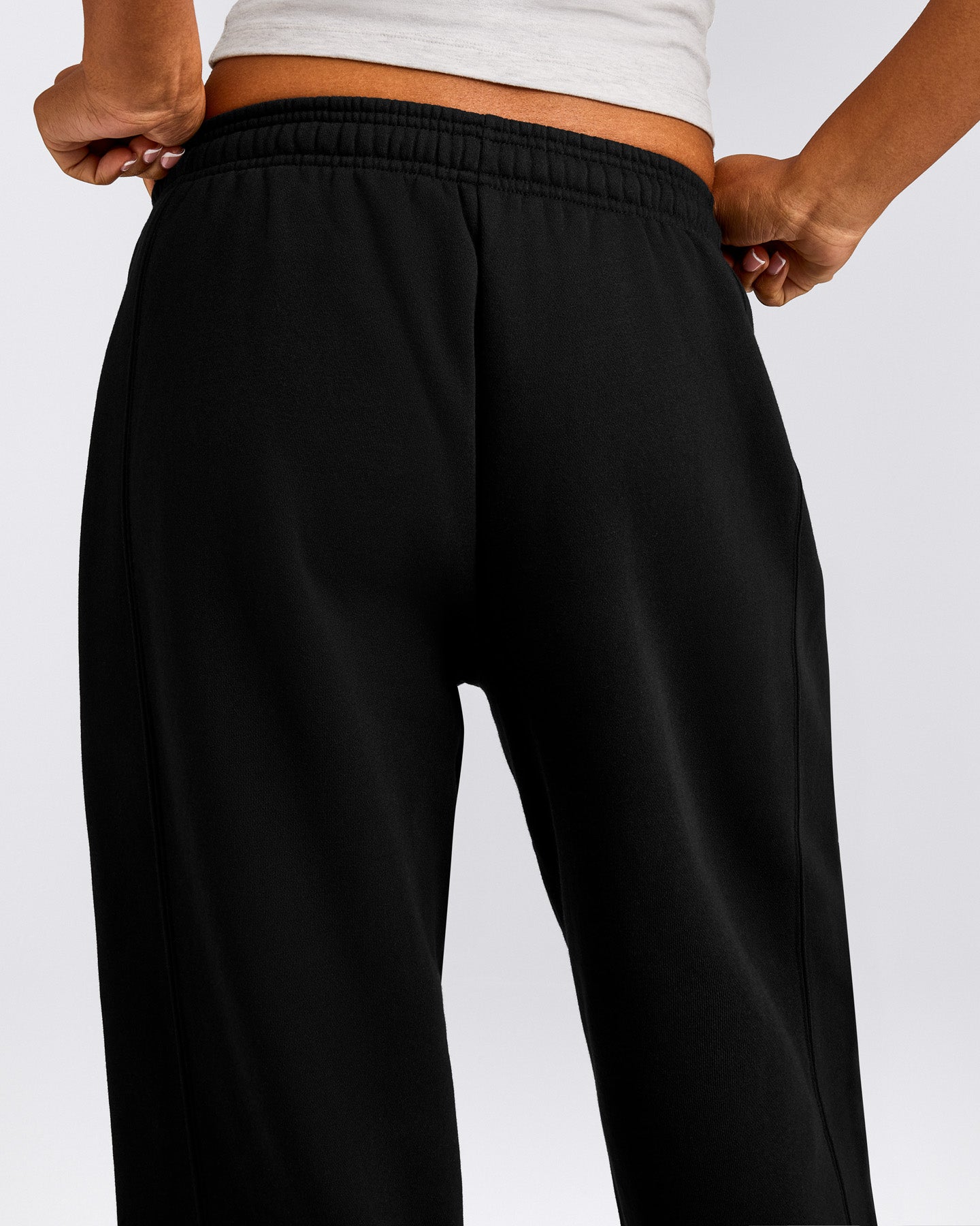 Foundations Cosy Straight Leg Sweatpants | Black