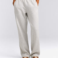 Foundations Cosy Straight Leg Sweatpants | Light Gray Marl