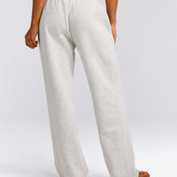 Foundations Cosy Straight Leg Sweatpants | Light Gray Marl
