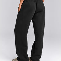 Foundations Cosy Straight Leg Sweatpants | Soft Black