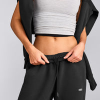 Foundations Cosy Straight Leg Sweatpants | Soft Black