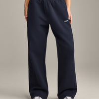 Foundations Cosy Straight Leg Joggers | True Blue