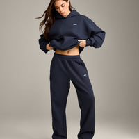 Foundations Cosy Straight Leg Joggers | True Blue