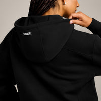 Foundations Cosy Zip Up Hoodie | Black