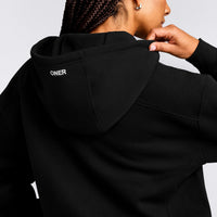Foundations Cosy Zip Up Hoodie | Black