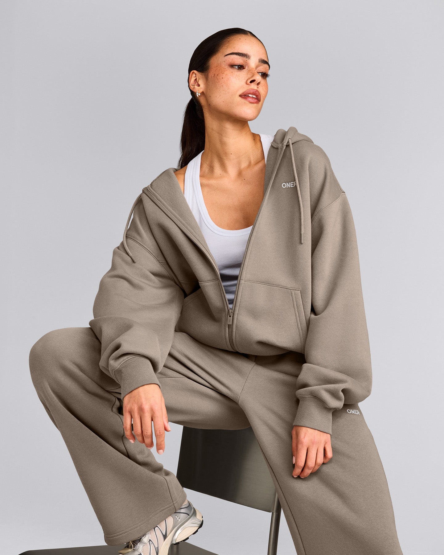 Foundations Cosy Zip Up Hoodie | Minky