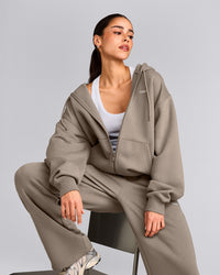Foundations Cosy Zip Up Hoodie | Minky