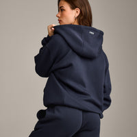 Foundations Cosy Zip Up Hoodie | True Blue