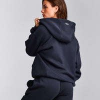Foundations Cosy Zip Up Hoodie | True Blue