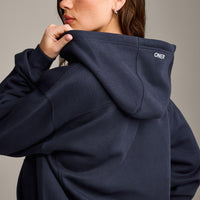 Foundations Cosy Zip Up Hoodie | True Blue