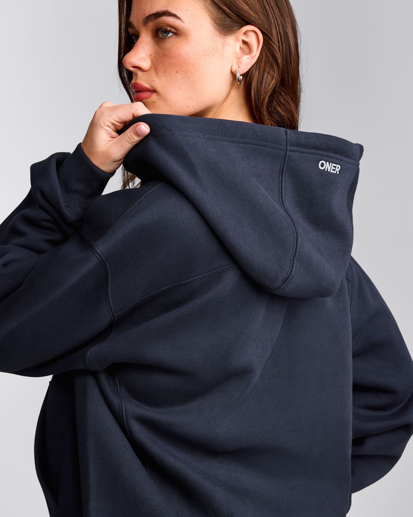 Foundations Cosy Zip Up Hoodie | True Blue