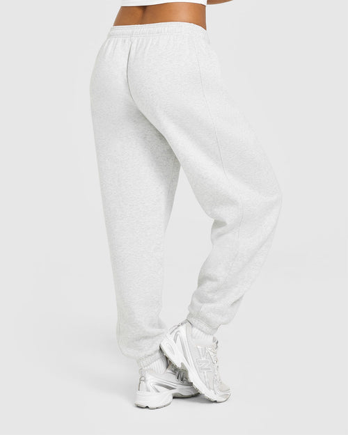 Foundations Oversized Joggers | Light Gray Marl