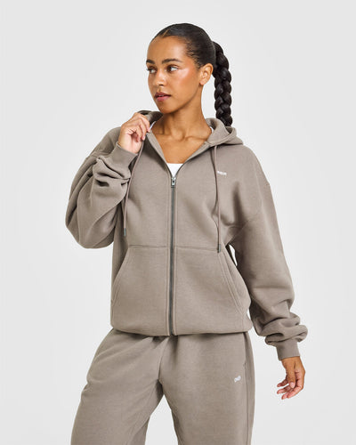 Foundations Zip Through Hoodie | Minky