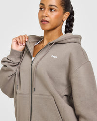 Foundations Zip Through Hoodie | Minky