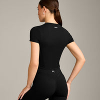 Mellow™ Motion Crew Neck Mid Top | Black