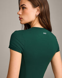 Mellow™ Motion Crew Neck Mid Top | Racing Green