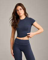 Mellow™ Motion Crew Neck Mid Top | True Blue